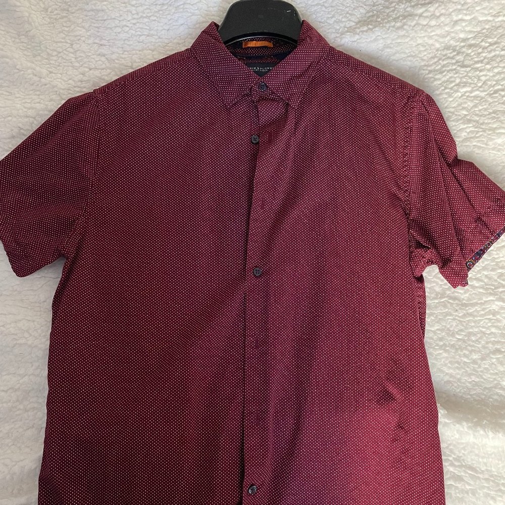 Denim Flower Ricky Singh Short Sleeve Casual Party Shirt
